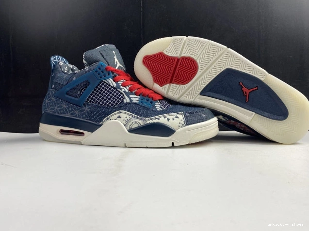 Rep Jordan SE Sashiko CW0898-400 Air 4 Retro 0824